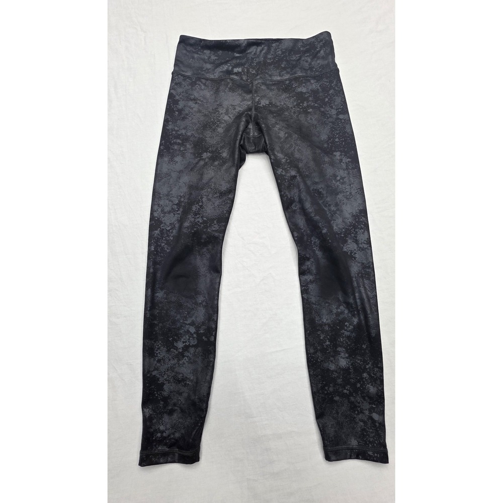 Athleta Women's Black Elation Misty Lace Tight Leggings Size Medium